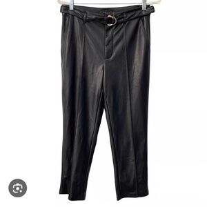Women’s Marc New York Black Faux Leather Pants
Size 8